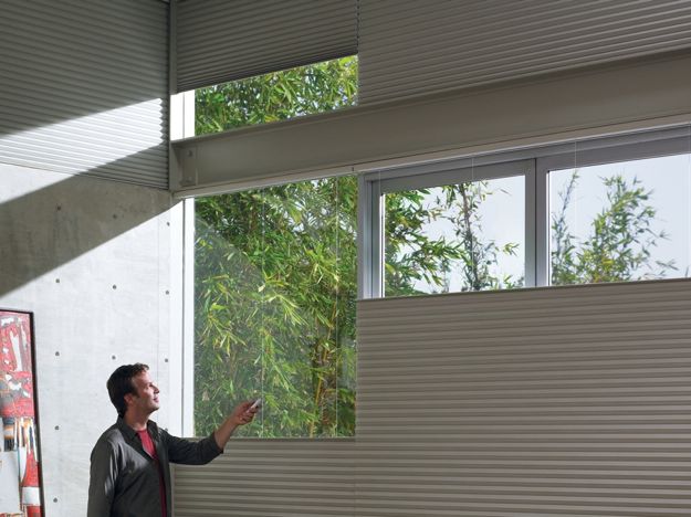 Skylight Shades: Duette® Architella® honeycomb shades